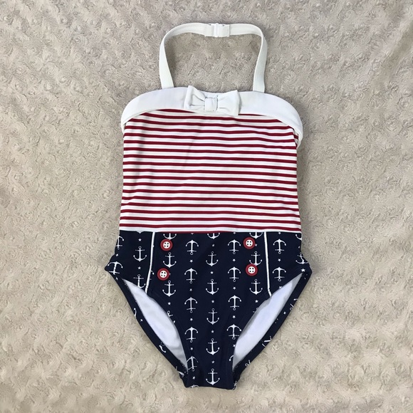 Janie and Jack Other - Janie and Jack Swimsuit One Piece Retro Style 4